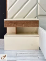 Chambre à coucher Vinachi – lit minimaliste, tables de nuit et coiffeuse élégante – Image 7