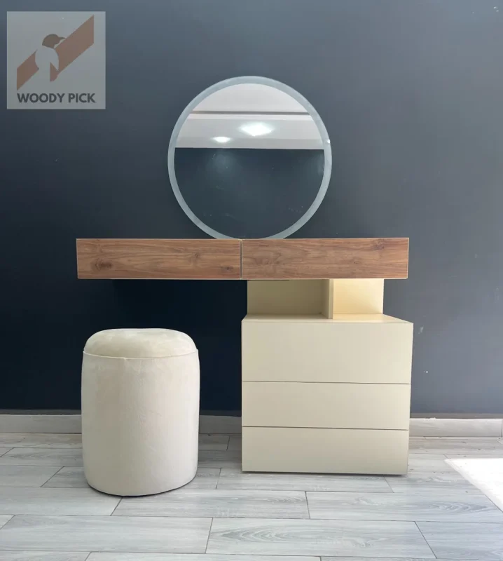 coiffeuse vinachi minimalist creme