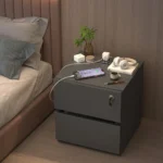 Table de nuit NOMA – Tiroirs cachés et Prise électrique intégrée – Image 4